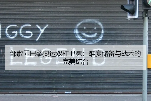 邹敬园巴黎奥运双杠卫冕：难度储备与战术的完美结合